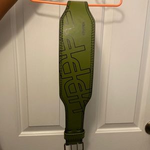 Upper brand olive green lifting belt